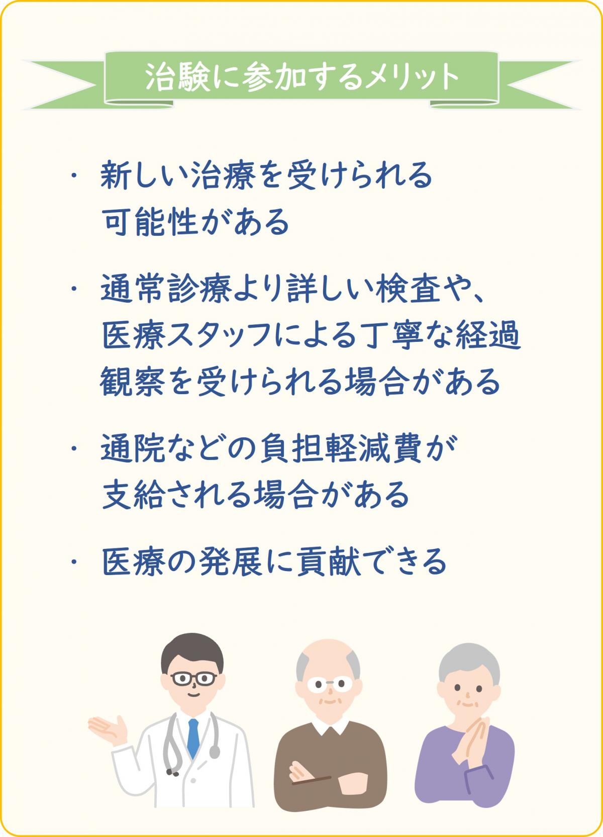 治験に参加するメリット