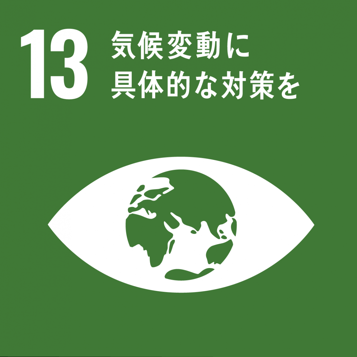 SDGsの13番目のロゴ
