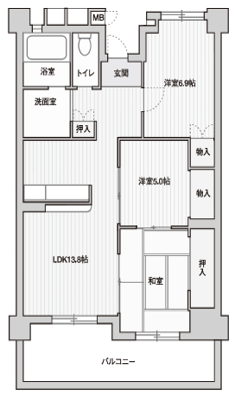 摂津鳥飼西（304・305・404・405・504・505）