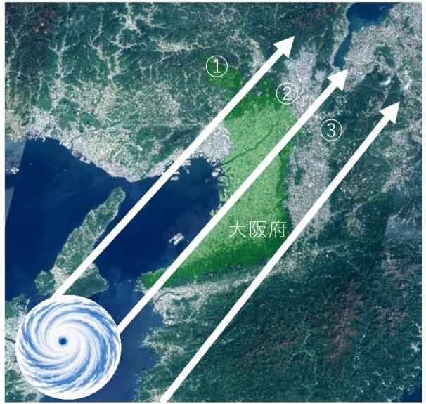 地図台風