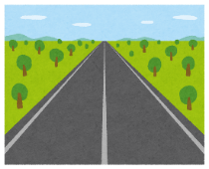 道路のイラスト