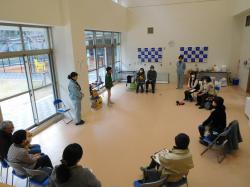 「犬の飼い方教室」実技の様子（令和2年2月9日）