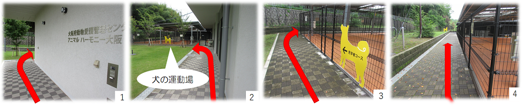 見学通路道順