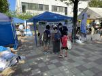 服部緑地公園陸上競技場での啓発活動2