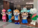 もずやん、フーくん・ケイちゃん等のマスコットたち