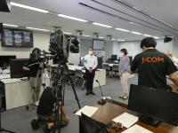 広報啓発番組の収録1