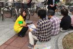京阪守口市駅前での特殊詐欺被害防止キャンペーン2
