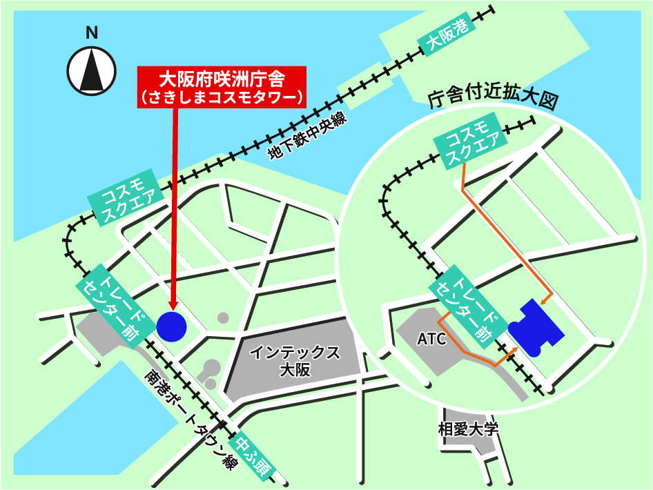 税務室所在地図