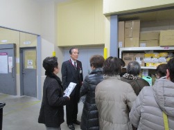 バックヤード見学時の写真