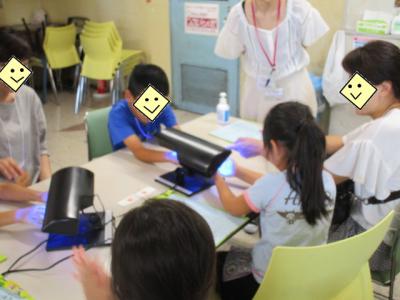 手洗い実習の時の写真2