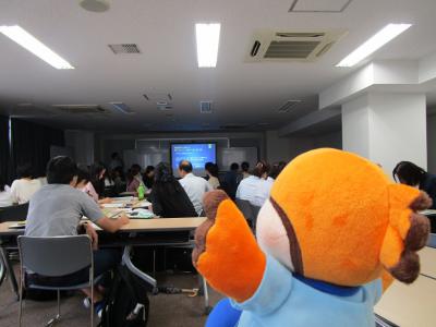 話題提供時の写真（志村氏の説明）