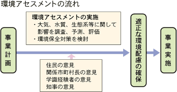環境アセスメントの流れ