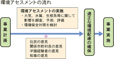 環境アセスメントの流れ
