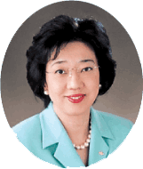 大阪府知事太田房江氏の写真