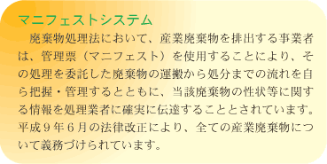 マニフェストシステム