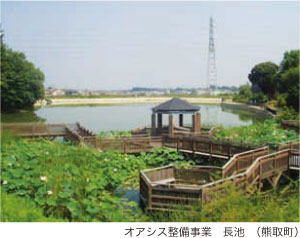 オアシス整備事業 長池（熊取町）