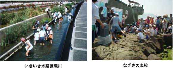 いきいき水路長瀬川となぎさの学校の写真