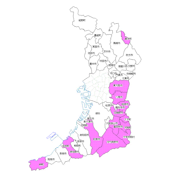 生活排水対策重点地域図面