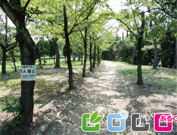 助松公園隣接歩道