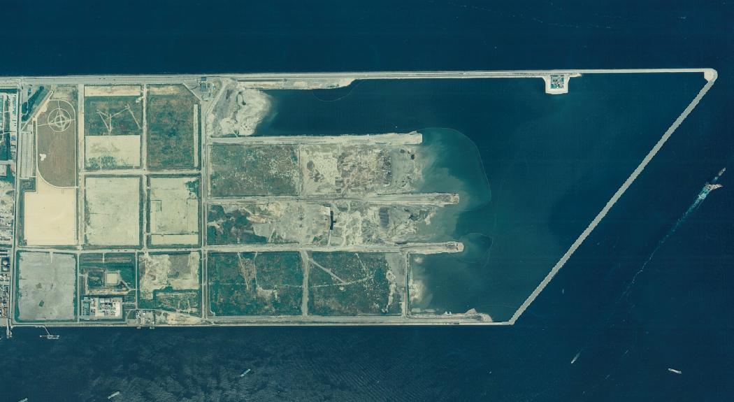 上空からの写真（1987年）