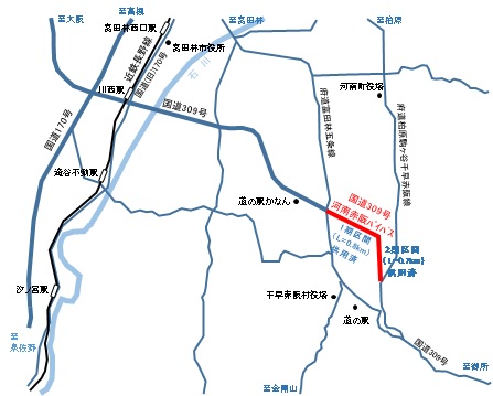 309号位置図