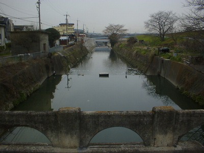 落堀川改修前