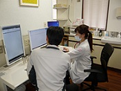 健康診断の様子