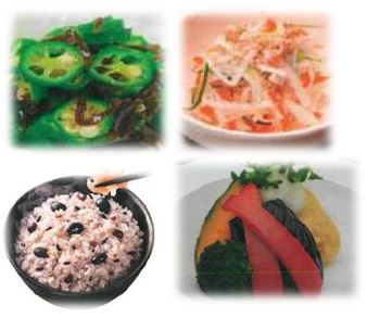 夏野菜と豆腐の揚げだしセットの画像
