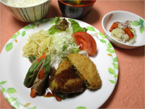 いんげん肉巻の画像