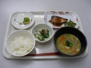 ぶりの照り焼き定食の画像