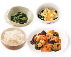 V.O.S.鶏肉とごろごろ野菜のオイスター炒めセットの画像