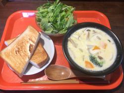 ヘルシー朝食メニュー部門優秀賞「あったかクリームスープモーニングセット」の画像