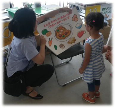 イベントでのクイズゲームの様子