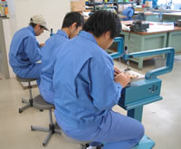 ものづくり実習作業の様子