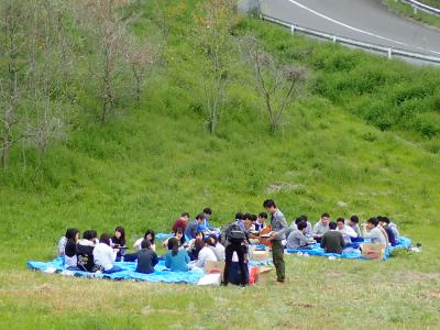 昼食の様子