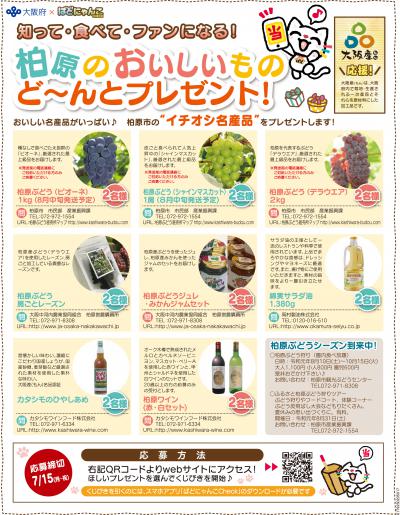 柏原ぱどプレゼント企画2019