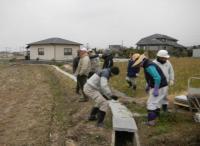 農業者と地域住民が参加した農道づくり
