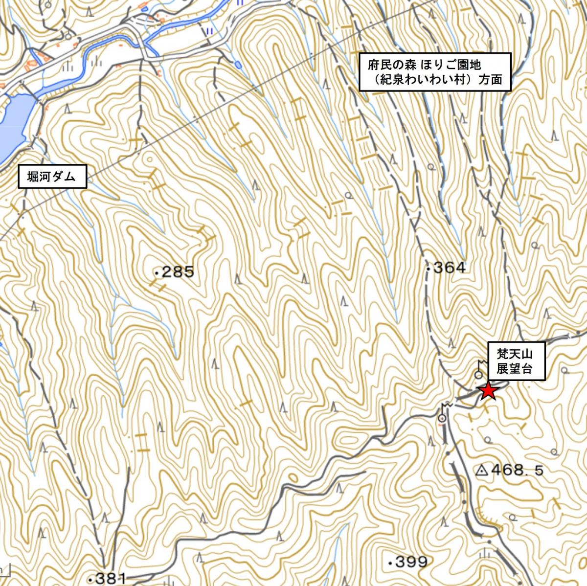 梵天山展望台立入禁止