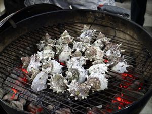 サザエ焼き