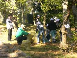 西町公園クリーンアップ作戦の様子