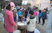 餅つきのようす