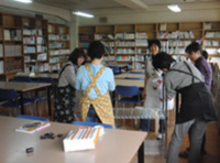 図書部の活動のようす