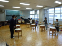 和太鼓講座のようす