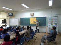 将棋クラブ支援の様子