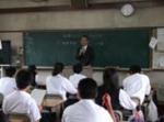 地元企業の方によるお話しのようす