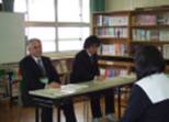 面接指導の様子