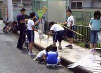 地域一斉清掃の様子