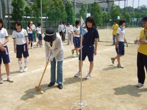 交流に小中学生が参加