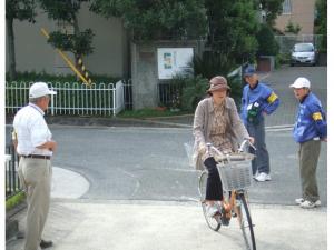 安全見守り隊の様子