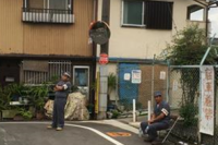 駐輪禁止の見守り中